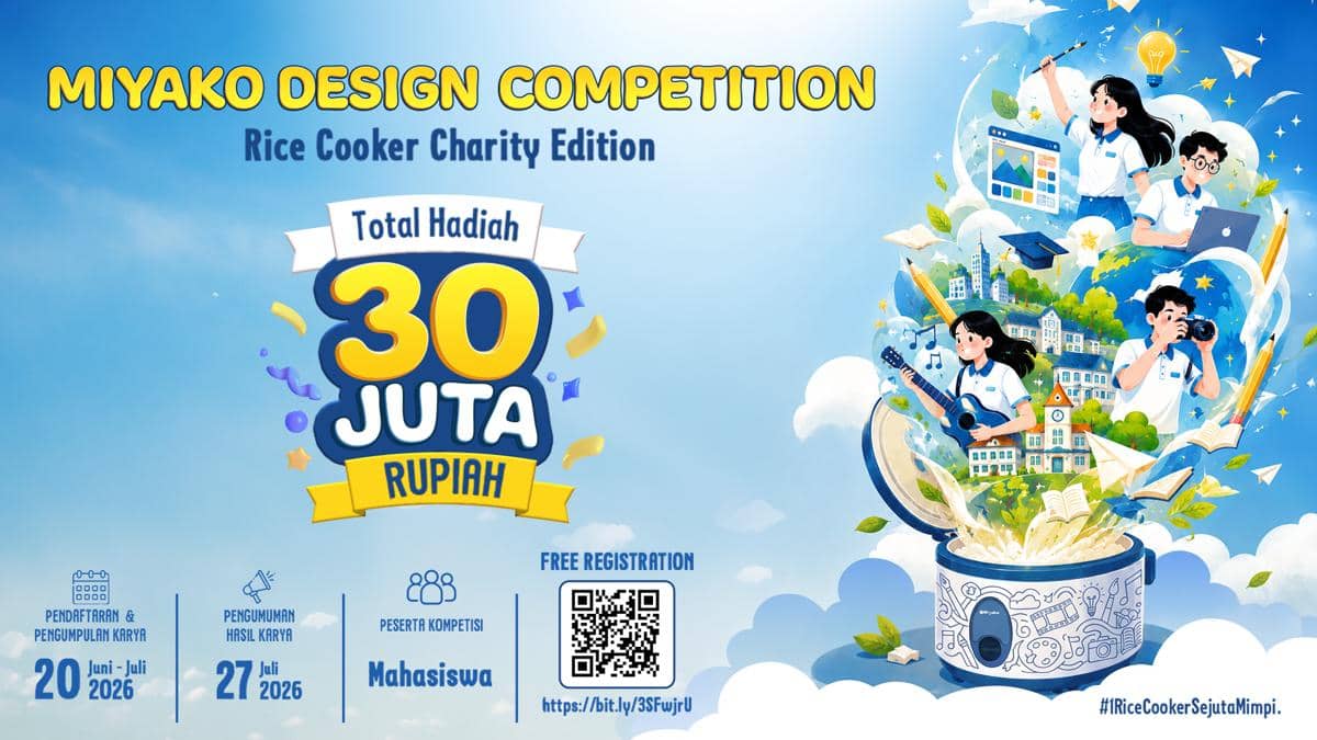 Ajak Mahasiswa Desain, Kompetisi Desain Rice Cooker Digelar (Dok. Miyako)