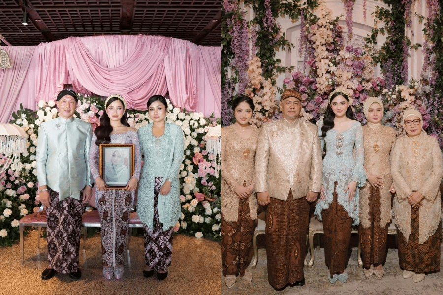 adu gaya siraman Jennifer Coppen dan Syifa Hadju