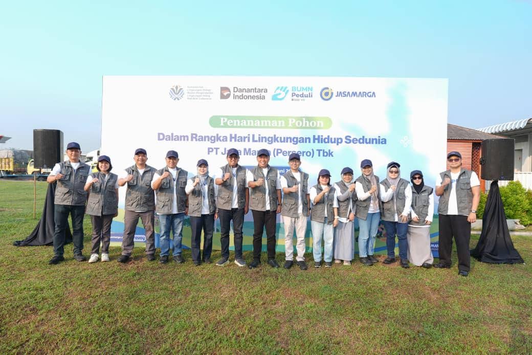Jasa Marga Tanam 7.000 Pohon di Ruas Tol dan Rest Area