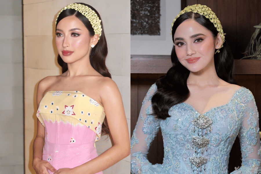 Adu Gaya Siraman Jennifer Coppen dan Syifa Hadju, Anggun Maksimal!