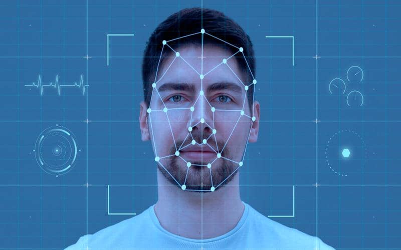 ilustrasi teknologi face recognition