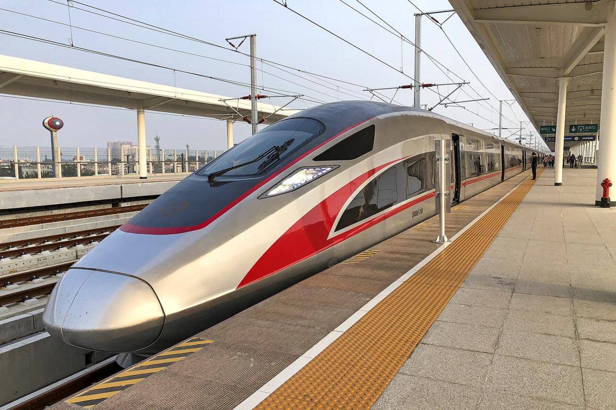 ilustrasi kereta di Beijing
