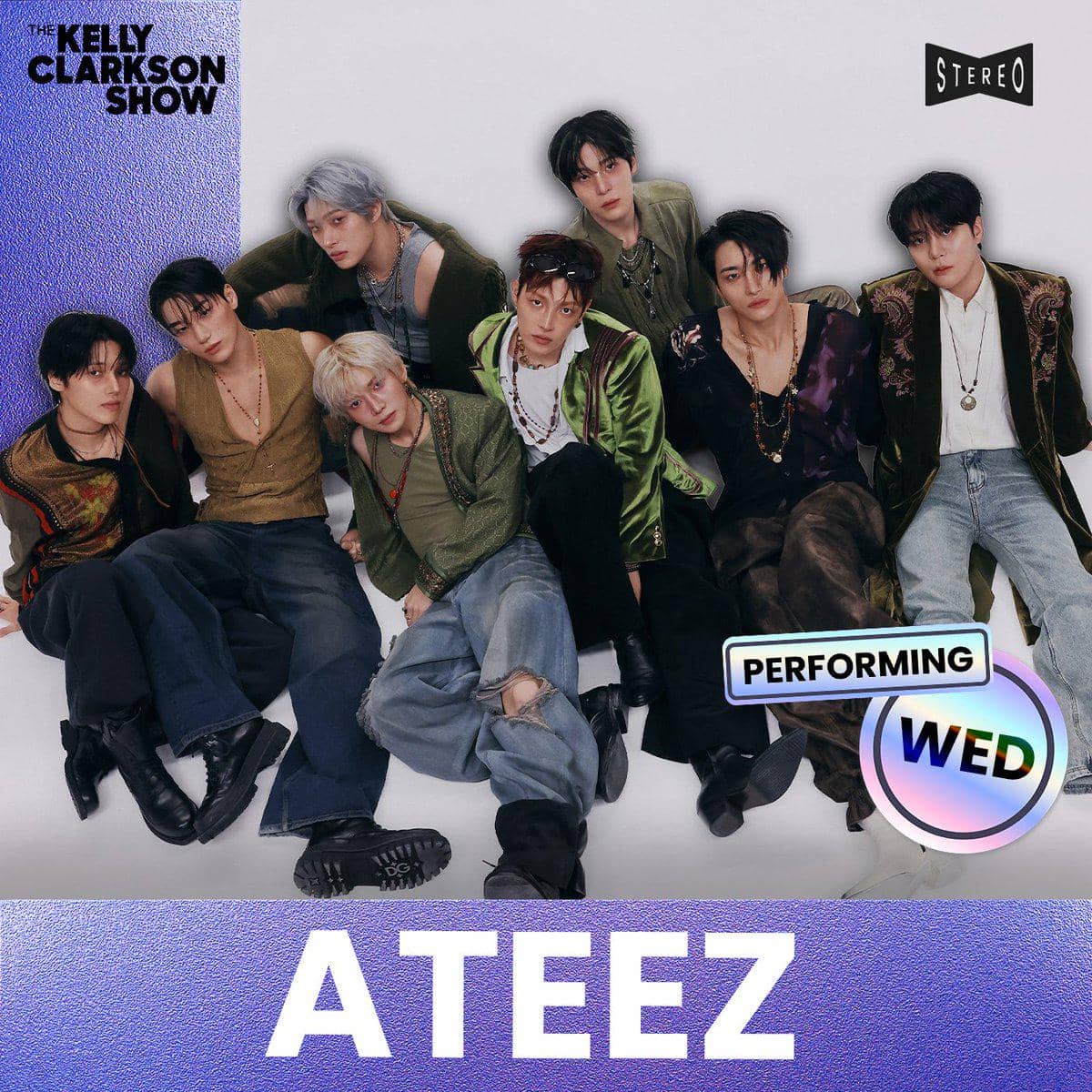 ATEEZ di The Kelly Clarkson Show 2026 