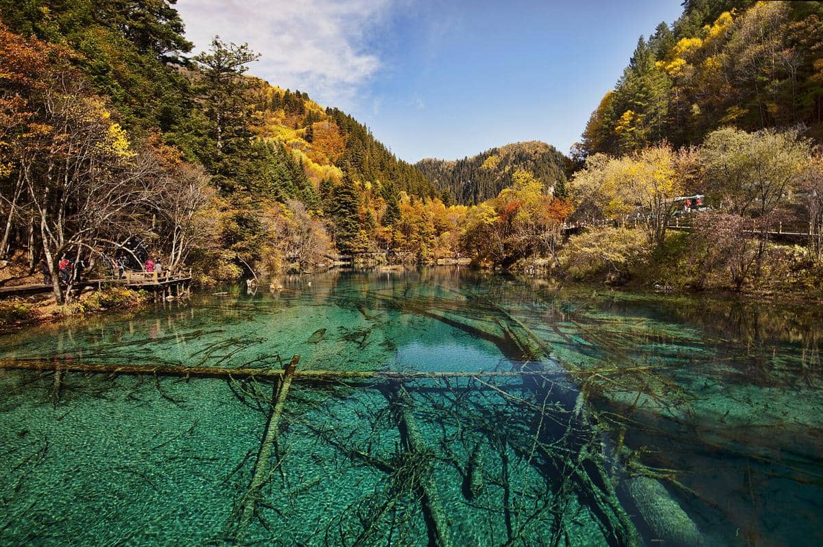 potret Jiuzhaigou