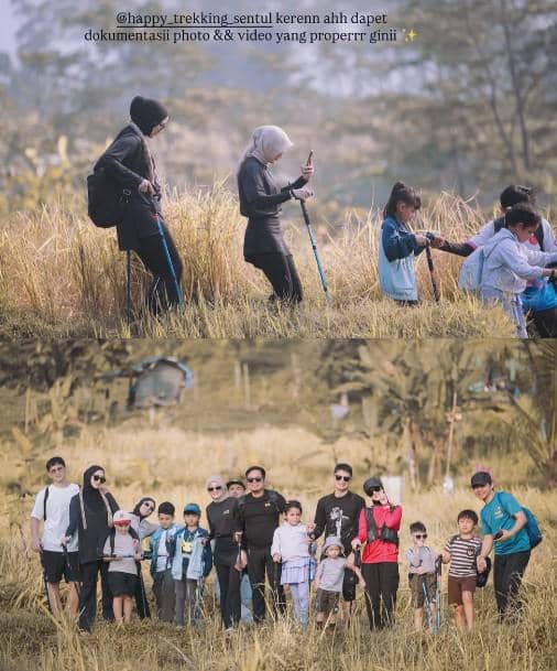 Citra Kirana dan Rezky Trekking (instagram.com/citraciki)