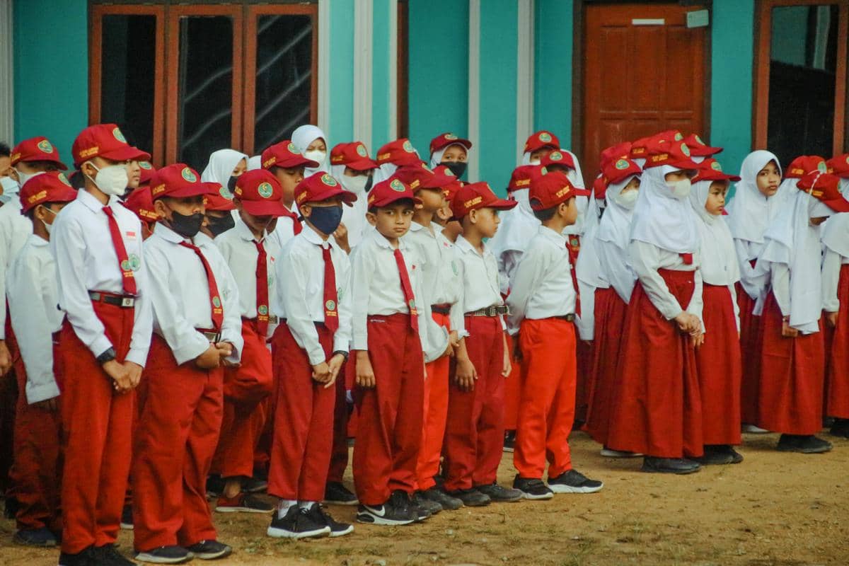 ilustrasi siswa sekolah