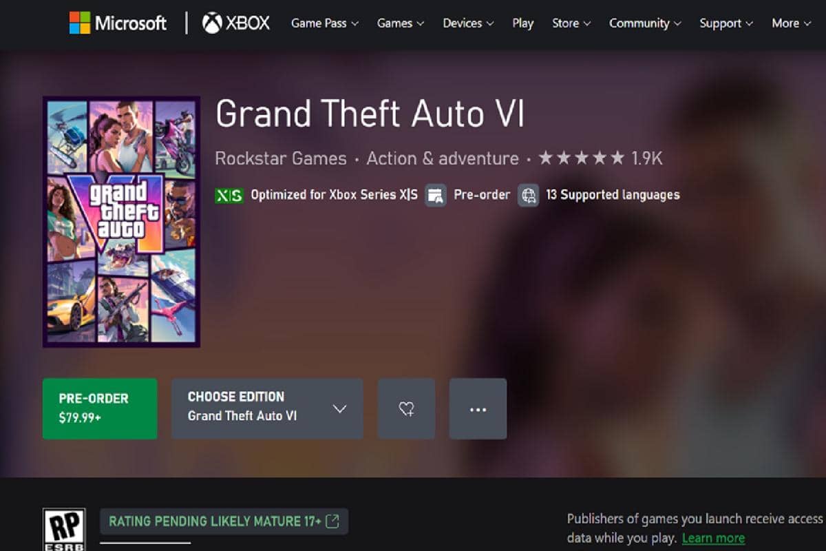 prapesan GTA 6 