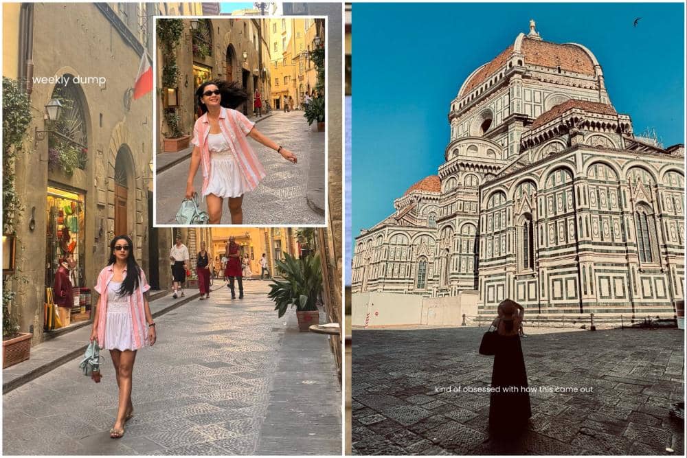 8 Potret Hesti Purwadinata Jalan-jalan di Kota Florence, Italia!