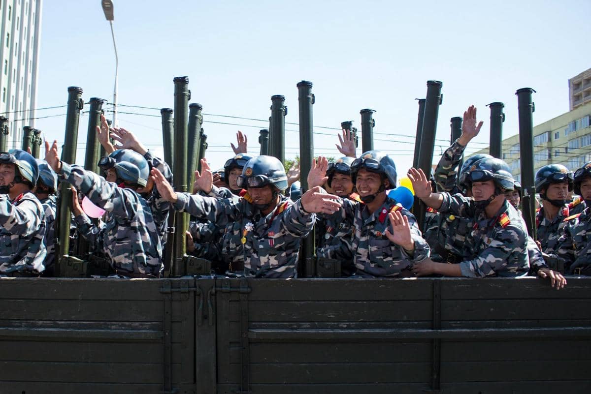 Pasukan militer Korea Utara.
