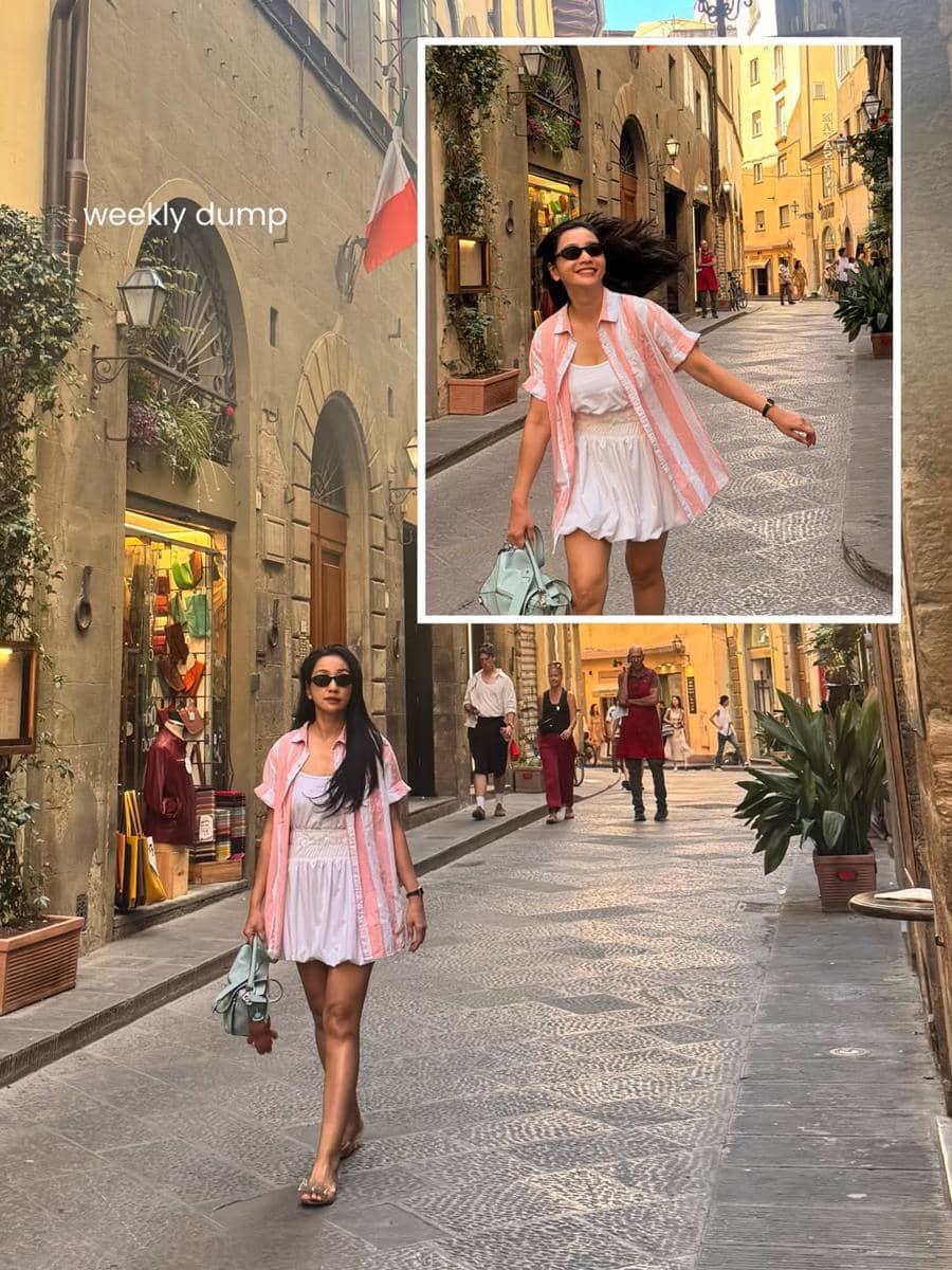 Hesti Purwadinata jalan-jalan di Kota Florence