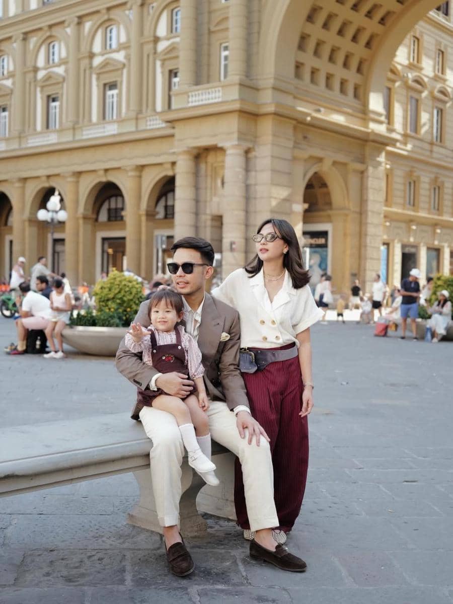 Liburan keluarga Jessica Mila di Kota Florence