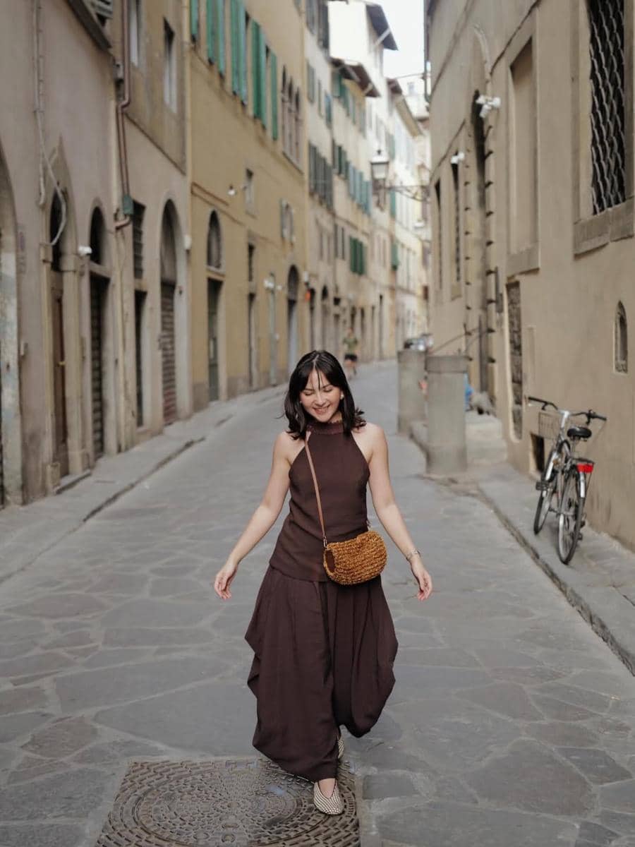 Liburan keluarga Jessica Mila di Kota Florence