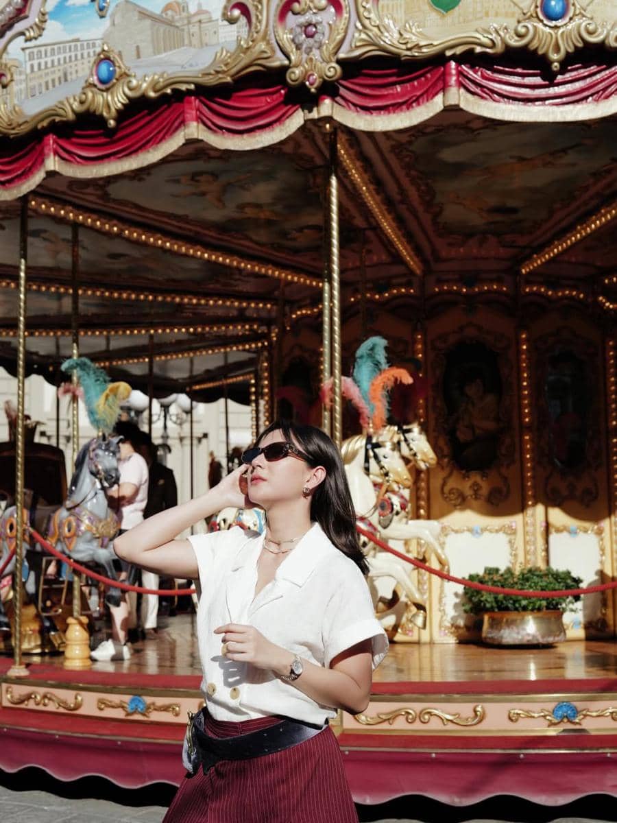 Liburan keluarga Jessica Mila di Kota Florence