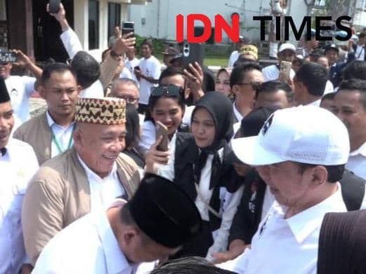 Kedatangan Jokowi di Bandara Internasional Radin Inten II. (Dok. IDN Times). 