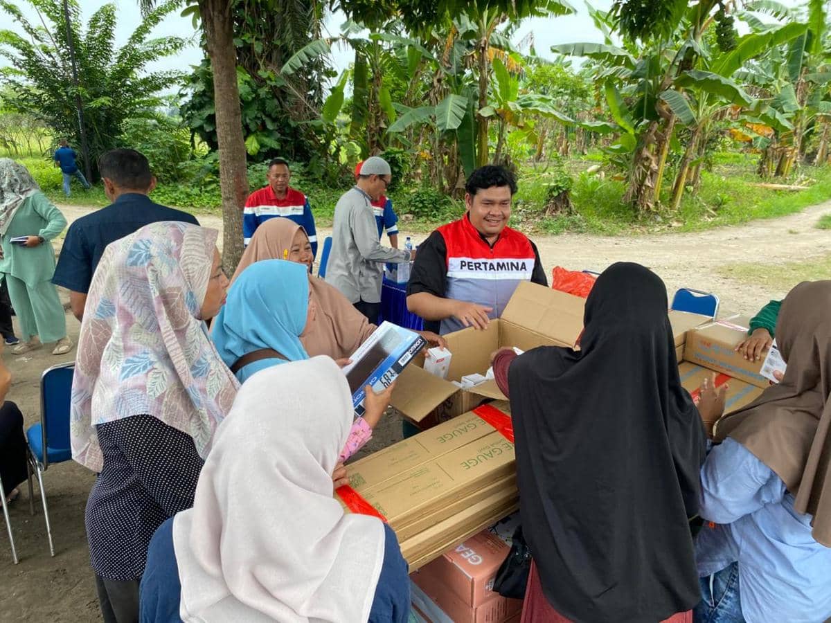 Desa Hamparan Perak Siap Lawan Stunting dengan Kelengkapan Alat Posyandu