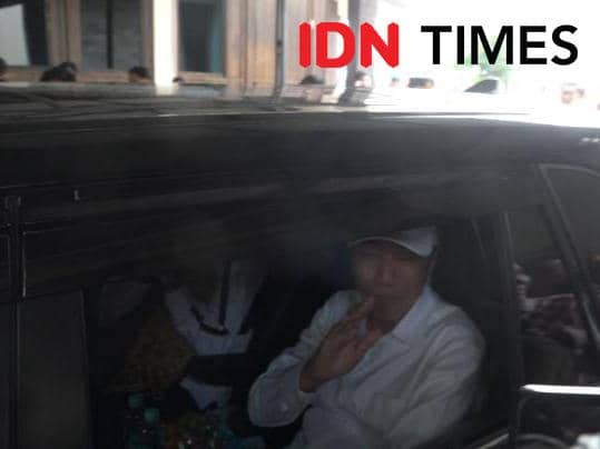 Kedatangan Jokowi di Bandara Internasional Radin Inten II. (Dok. IDN Times). 