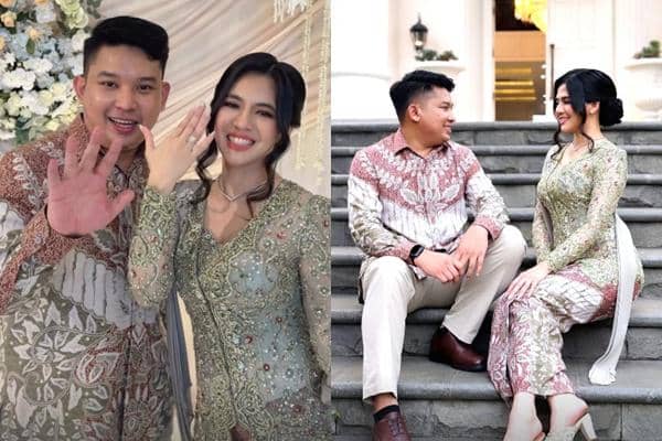 7 Potret Pertunangan DJ Una dan Andi Agum di Tanggal Cantik!