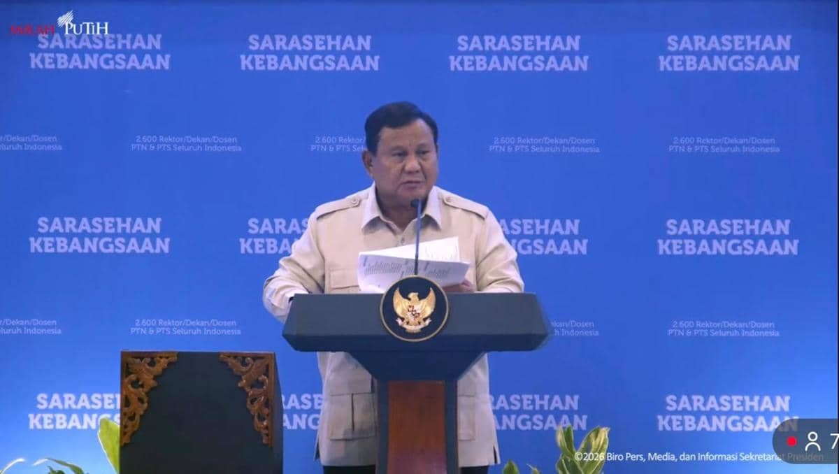 Guru Besar hingga Rektor Ungkap Isi Pembahasan Prabowo di Sarasehan