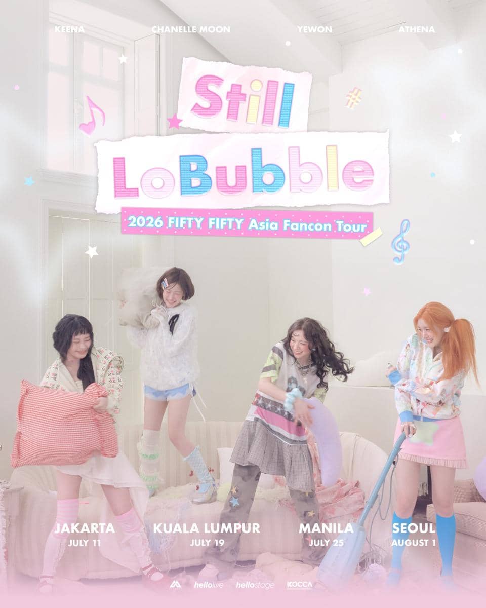 poster fancon FIFTY FIFTY (instagram.com/hellolivetour)
