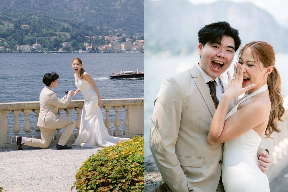 Momen TikToker Enrico Winaldy Lamar Kiara Virly di Italia, Romantis!