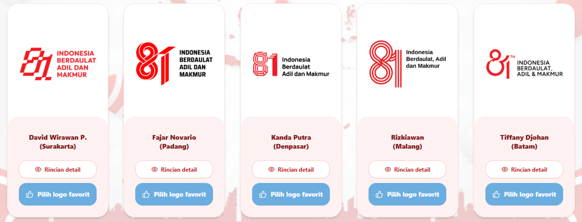 Desain logo HUT RI ke-81