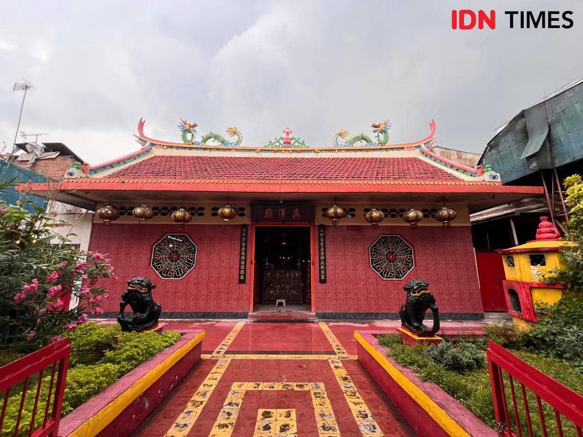 Potret Vihara Dharma Bakti, Kawasan Glodok Pancoran, Jakarta Barat