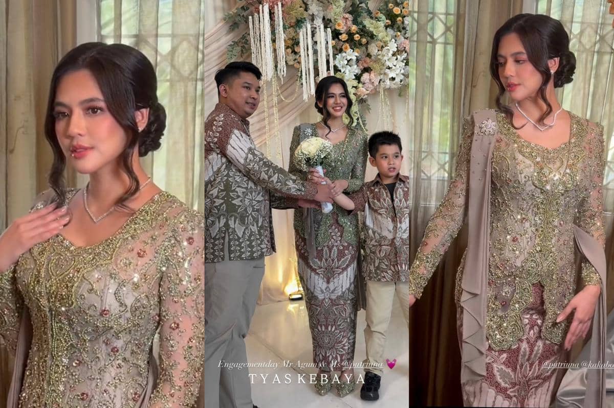 6 Inspirasi Kebaya dan Makeup Lamaran DJ Una, Berkelas dan Kekinian!