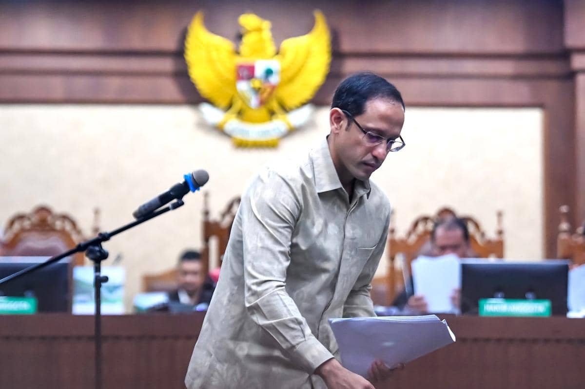 5 Hari Jelang Vonis, Kondisi Kesehatan Nadiem Makarim Belum Stabil