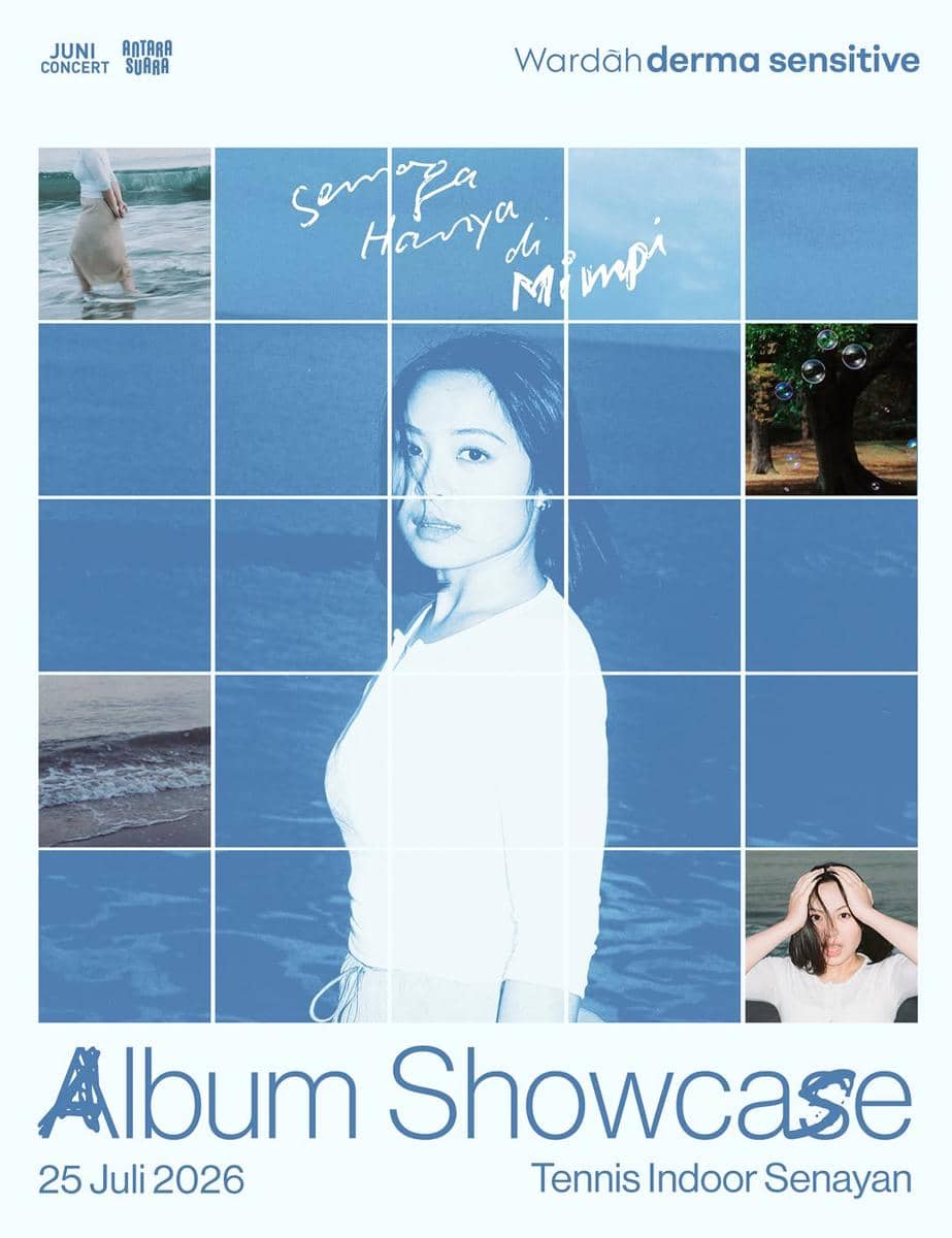 Poster Album Showcase Bernadya Semoga Hanya di Mimpi (instagram.com/juni_concert)