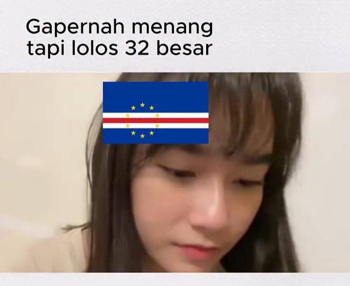 8 Meme Tanjung Verde Lolos ke Babak 32 Besar tanapa Harus Menang