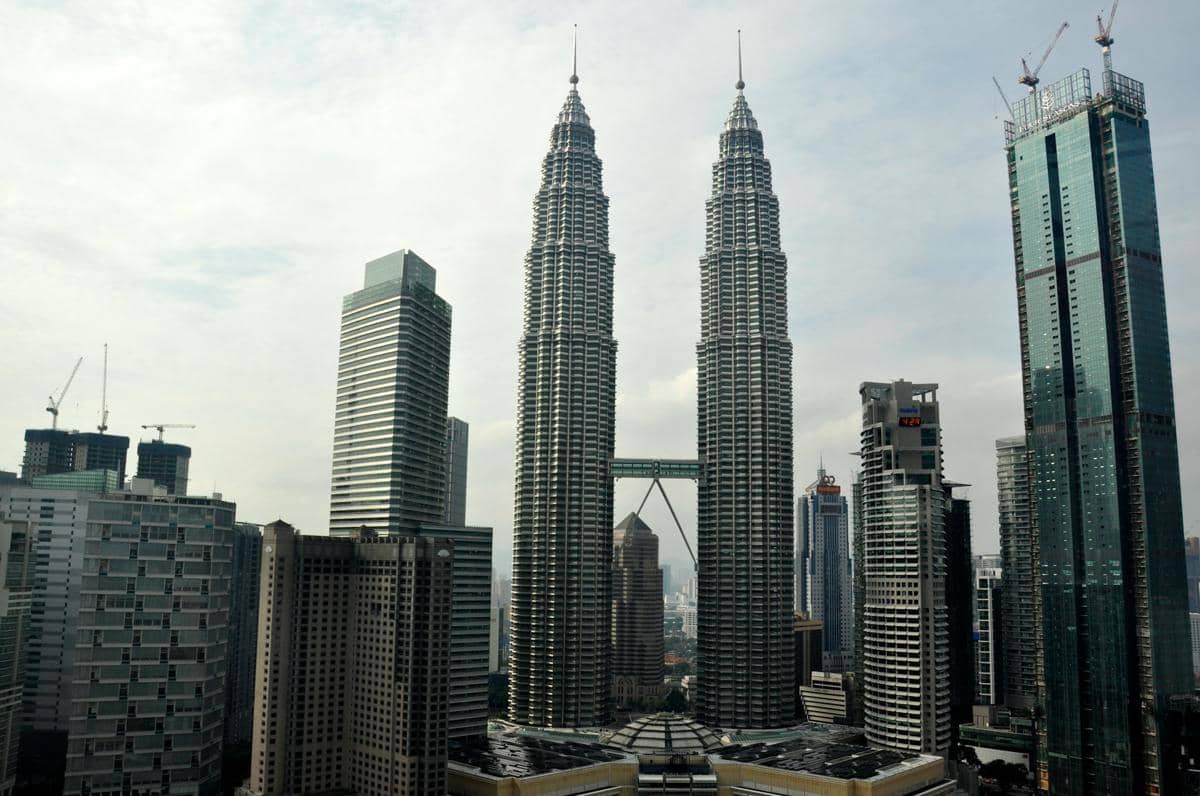 potret Menara Kembar Petronas