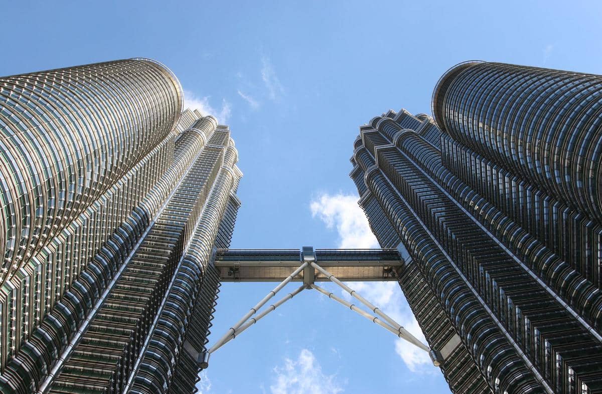 potret Menara Kembar Petronas