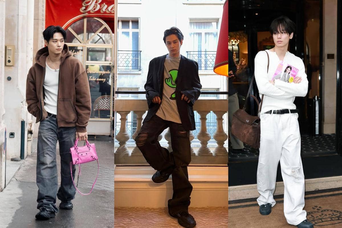 12 Inspirasi Styling Sepatu Hitam ala Juyeon THE BOYZ, Fashionable!