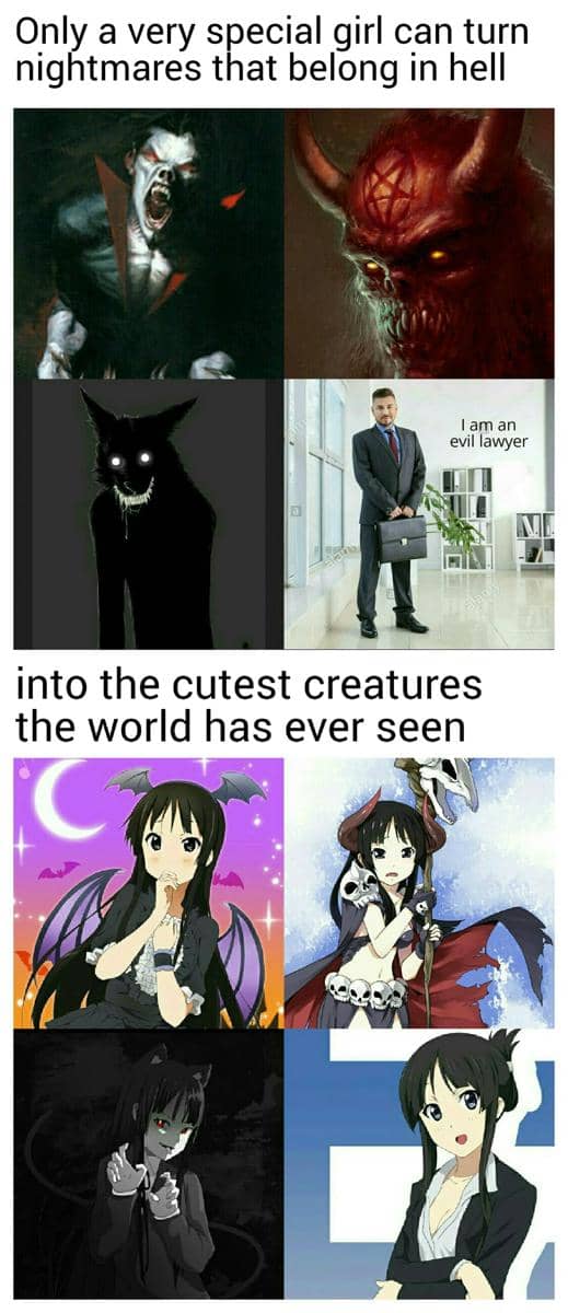meme anime tentang mimpi buruk