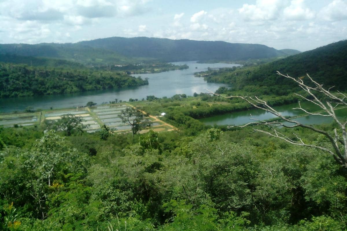 Danau Volta di Ghana