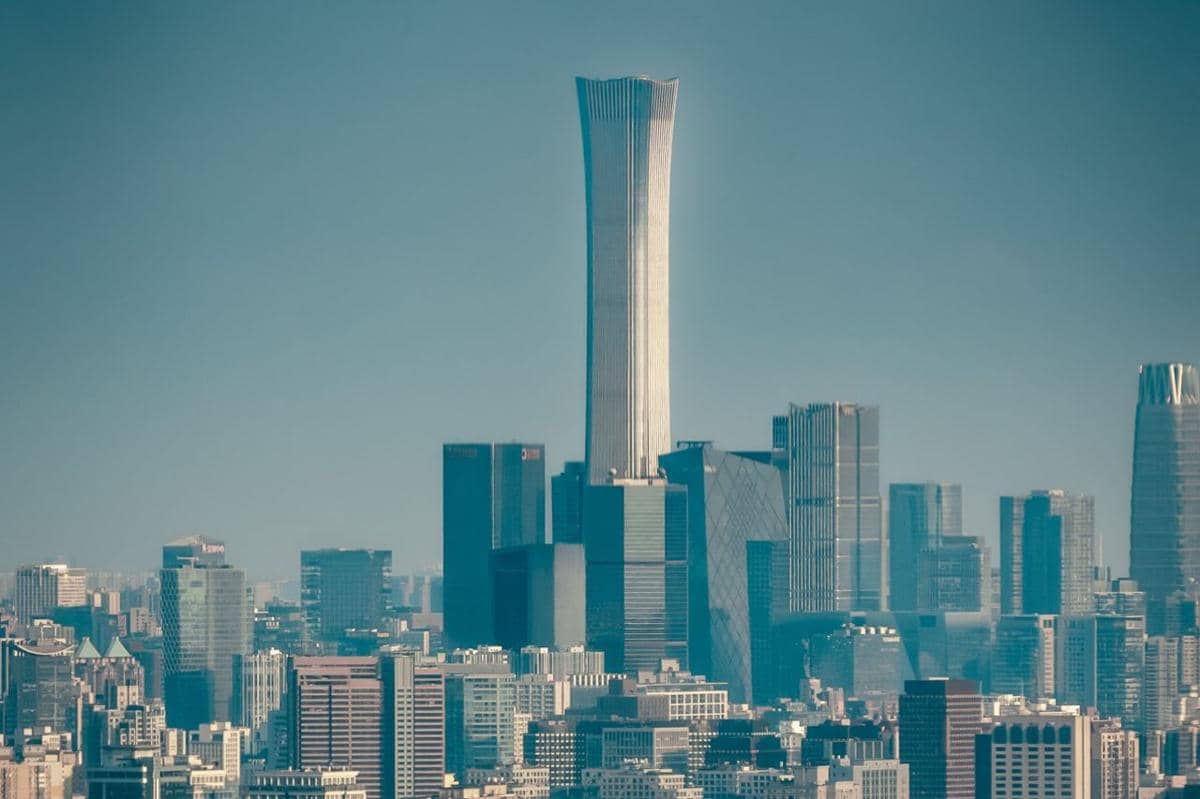 Gedung tertinggi di Kota Beijing, China, CITIC Tower.