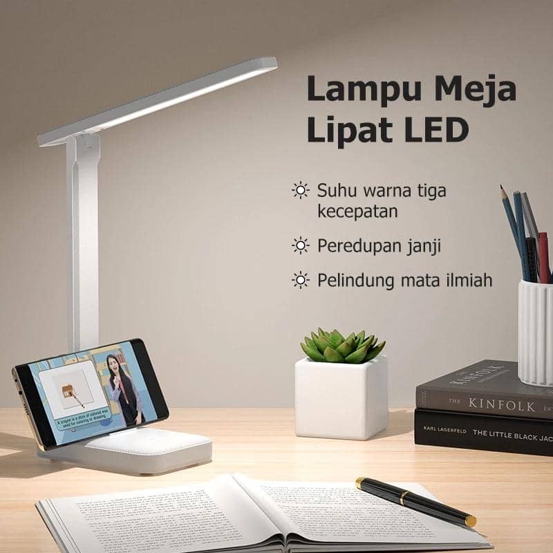BASIKE Lampu Meja Pelajar Baca Portable
