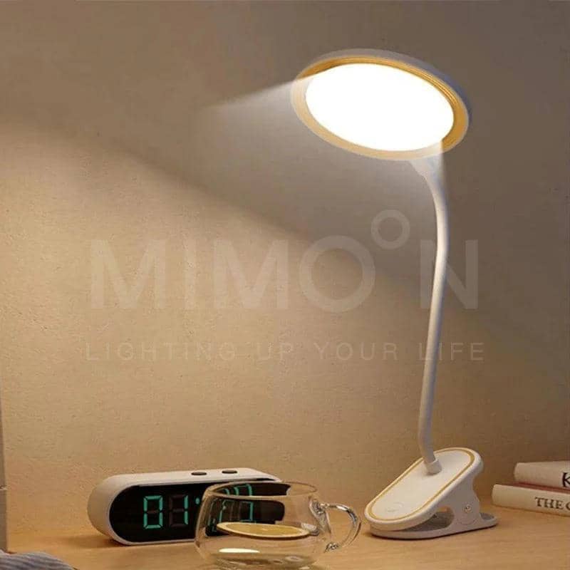 MIMOON Lampu Belajar Lampu Meja Lampu Belajar Jepit Lampu Belajar Portable LED 