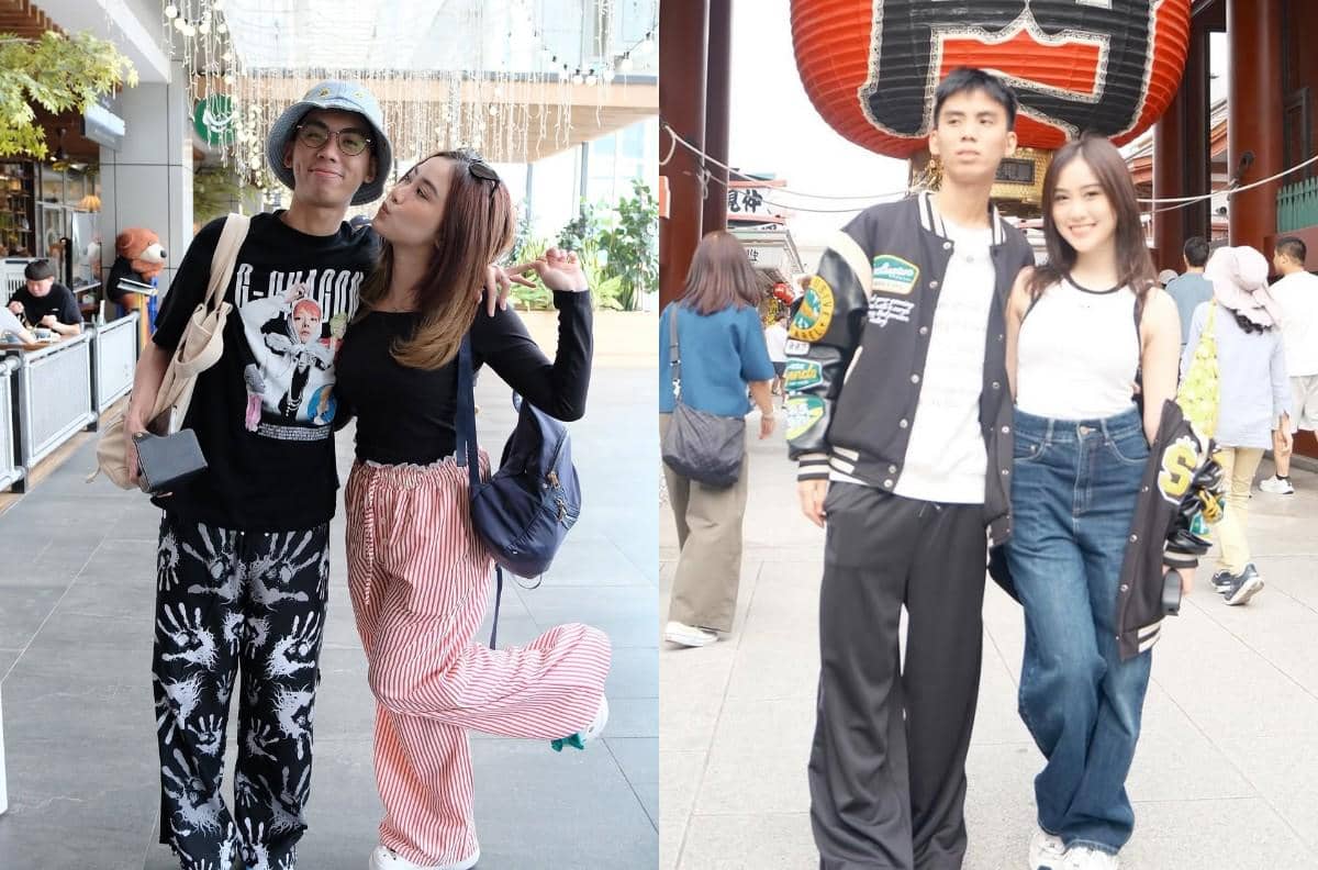 7 Gaya OOTD Couple Yuka Theo dan Michelle, Kompak Terus!