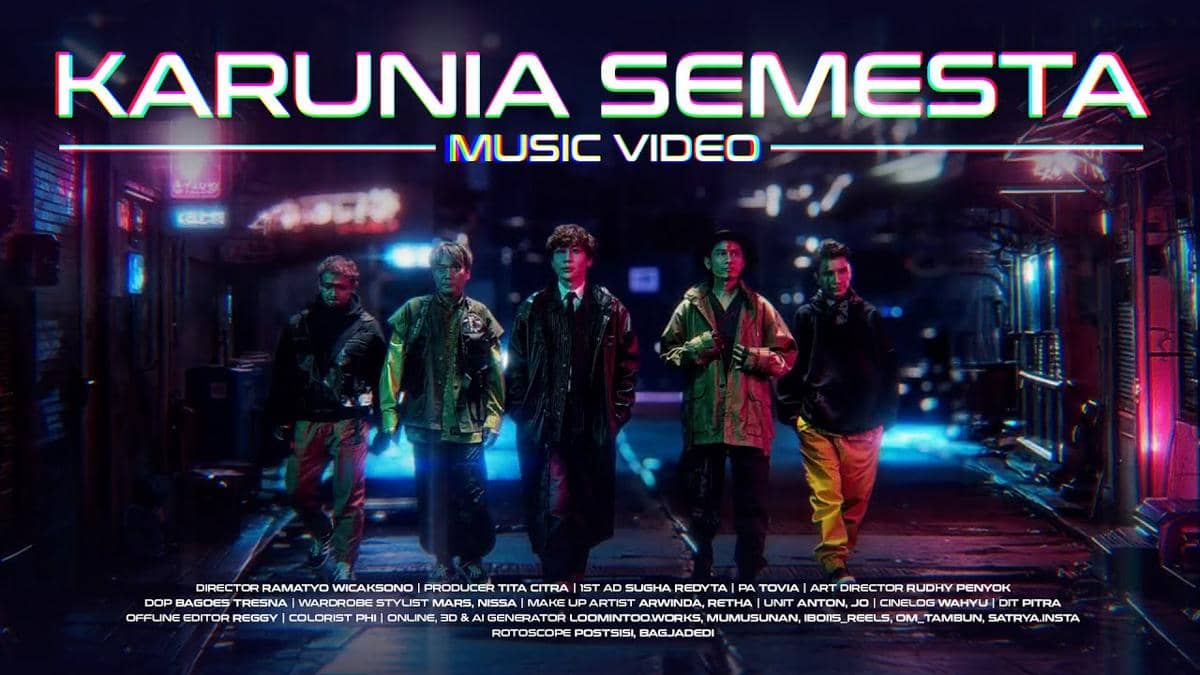 cuplikan video klip "Karunia Semesta"