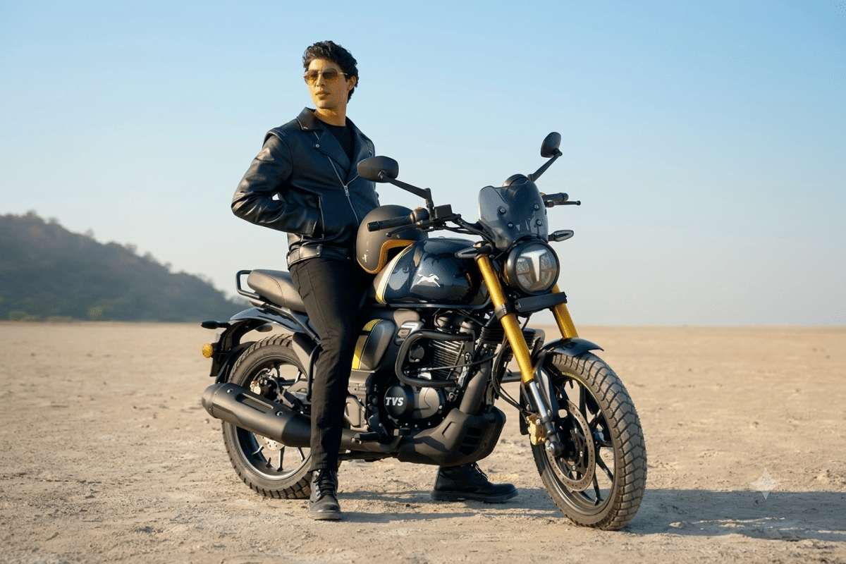TVS Ronin: Motor Touring Kental Aura Retro Modern