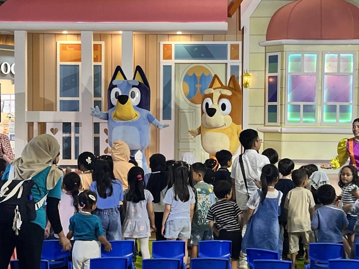 Anak-Anak Semarang Antusias Ketemu Bluey dan Bingo di Libur Sekolah 