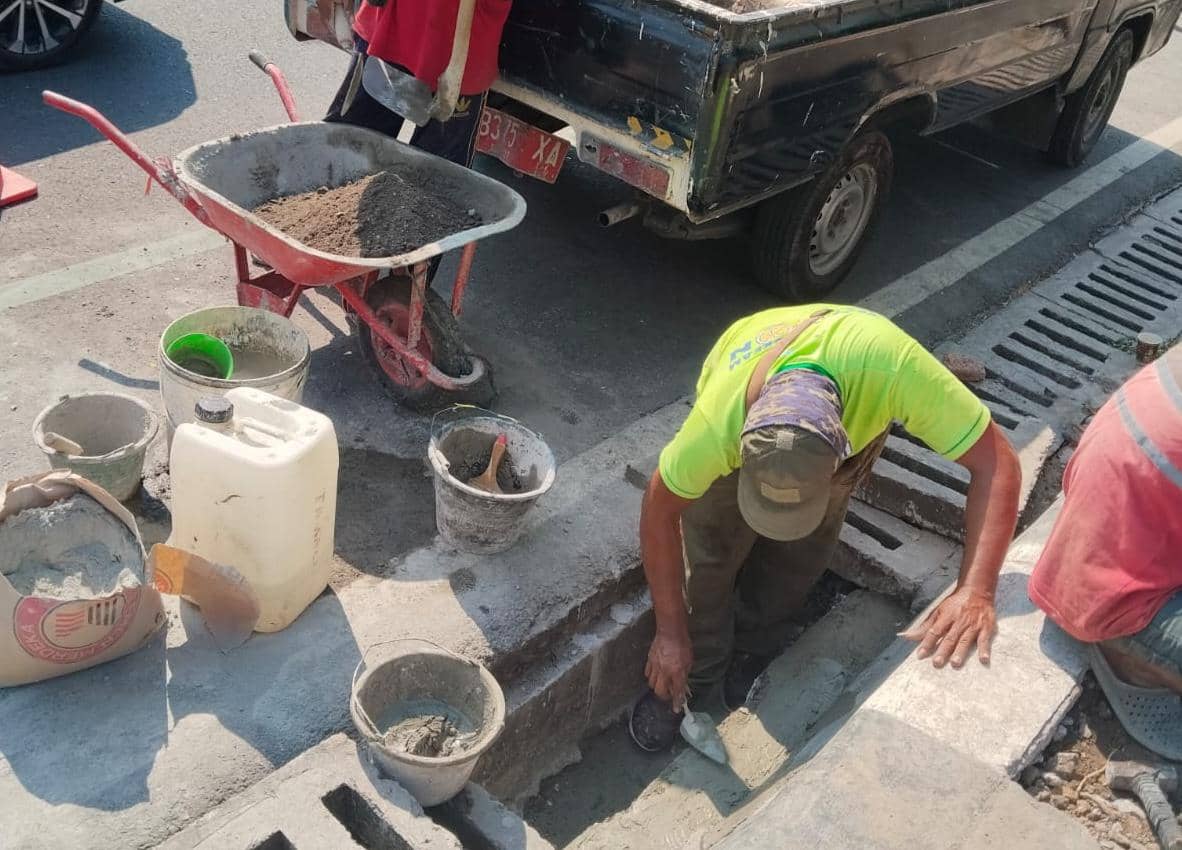 simpang lima semarang, drainase, saluran air, revitalisasi