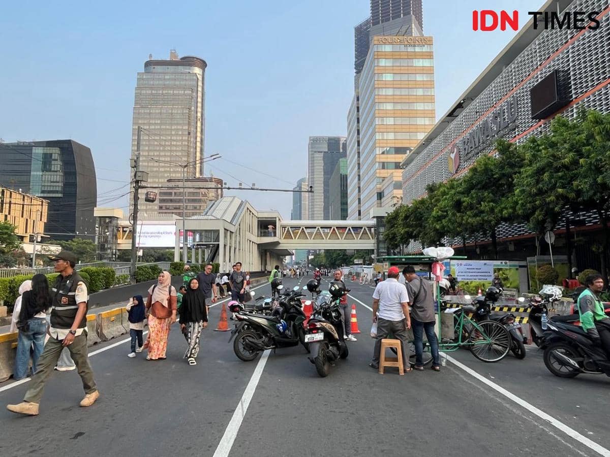 Jelang Puncak HUT ke-499 Jakarta, Jalan Sudirman-MH Thamrin Ditutup