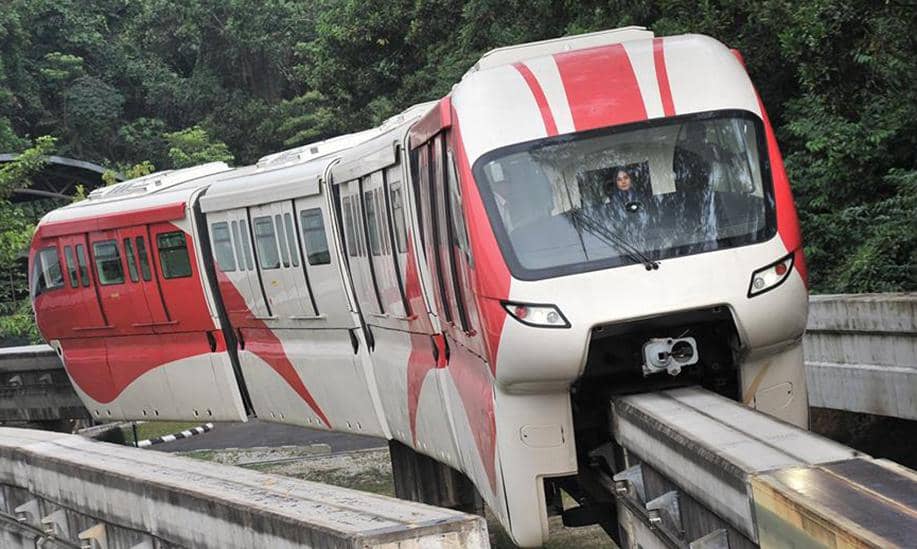 potret monorail di Malaysia