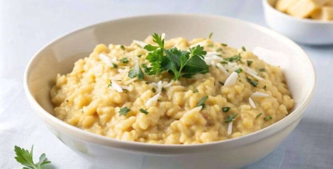 potret hidangan risotto