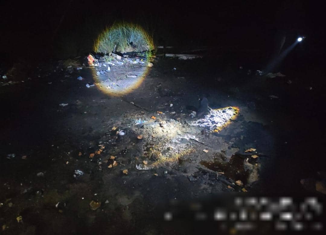 Polisi menyelidiki TKP sumur bor minyak terbakar di Sanga Desa.