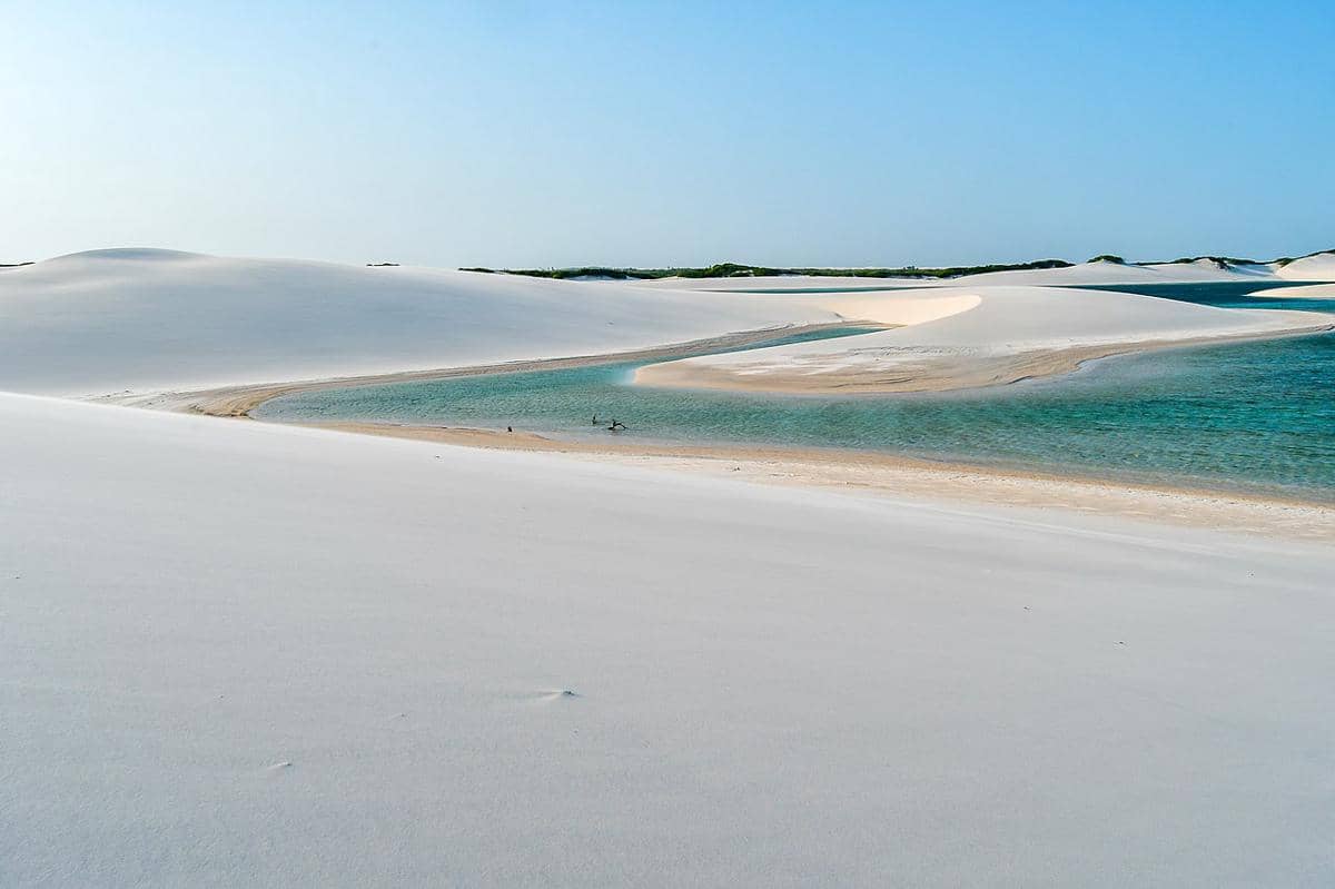 Taman Nasional Lençóis Maranhenses di Brasil.