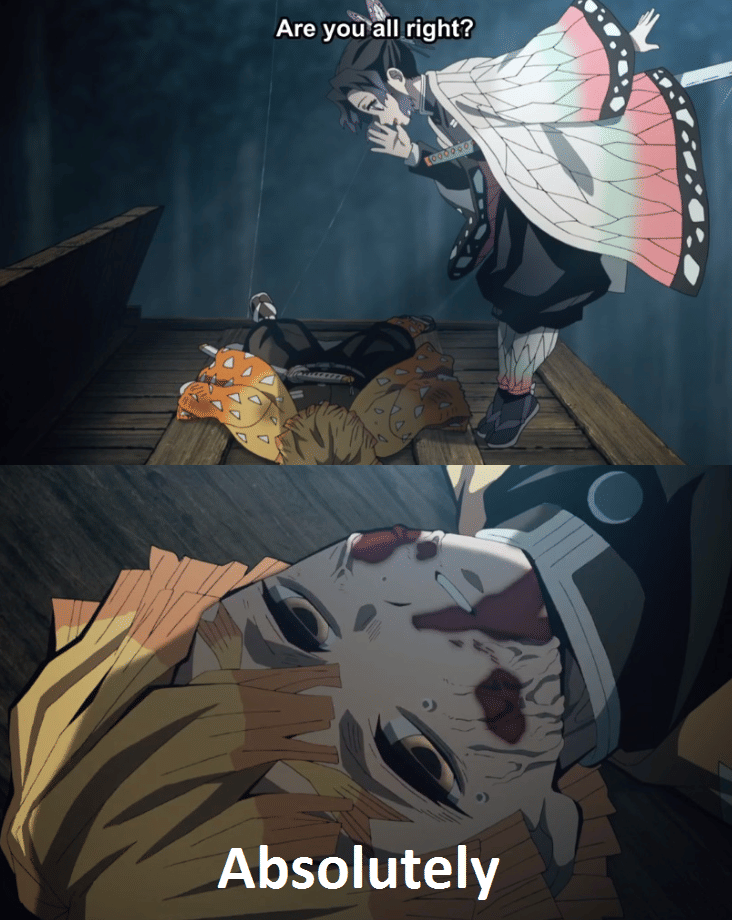meme anime tentang luka