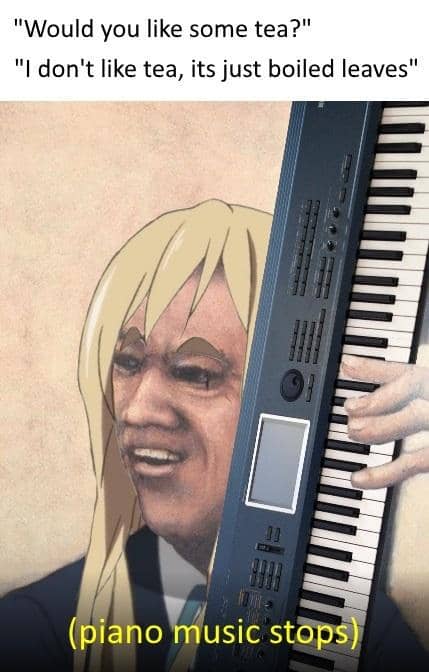 meme anime tentang piano